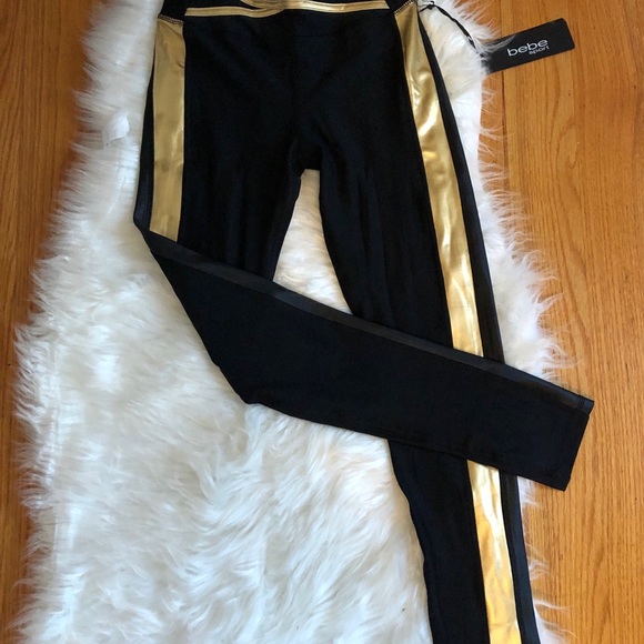 Bebe gold foil leggings - Picture 2 of 6